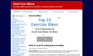 Exercise-bikes.org thumbnail