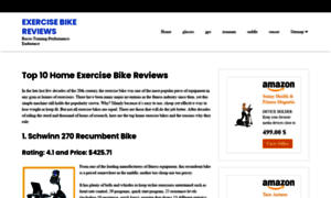Exercisebikereviews.net thumbnail