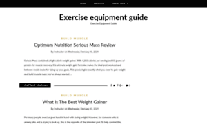 Exerciseequipmentguide.org thumbnail