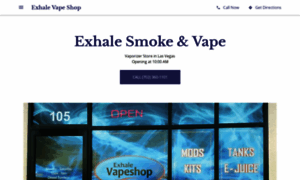 Exhale-smoke-vape.business.site thumbnail