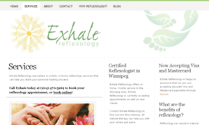 Exhalereflexology.com thumbnail