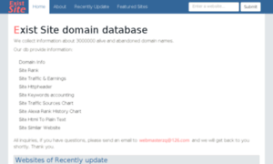 Existsite.com thumbnail