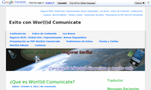 Exitoconworldcomunicate.com thumbnail