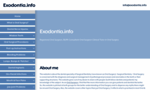 Exodontia.info thumbnail