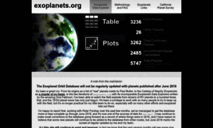Exoplanets.org thumbnail