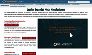 Expanded-metals.org thumbnail