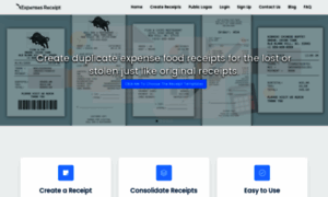 Expensesreceipt.com thumbnail