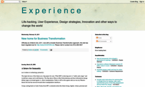 Experience.blogspot.com thumbnail