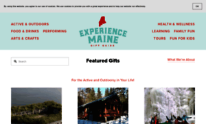 Experiencemainegiftguide.com thumbnail