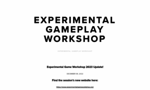Experimental-gameplay.org thumbnail