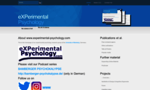 Experimental-psychology.de thumbnail