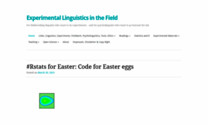 Experimentalfieldlinguistics.wordpress.com thumbnail