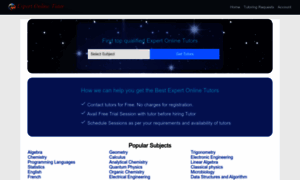 Expertonlinetutor.com thumbnail