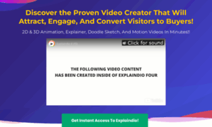 Explaindiovideocreator.com thumbnail