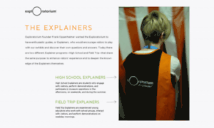 Explainers.exploratorium.edu thumbnail