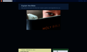 Explainthebible.blogspot.com thumbnail