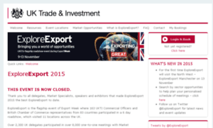 Exploreexport.ukti.gov.uk thumbnail