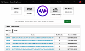 Explorer2.whitecoin.info thumbnail