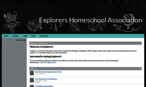 Explorershomeschoolassociation.org thumbnail