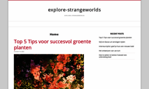 Explorestrangeworlds.com thumbnail