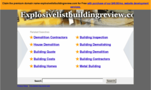 Explosivelistbuildingreview.com thumbnail