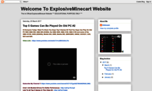 Explosiveminecart.blogspot.com thumbnail