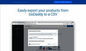 Export-godaddy-products.com thumbnail