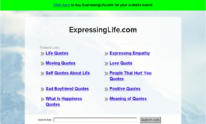 Expressinglife.com thumbnail
