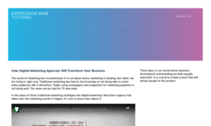 Expression-web-tutorial.com thumbnail