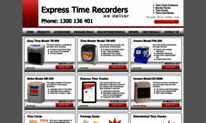Expresstimerecorders.com.au thumbnail
