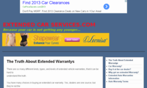 Extendedcarservices.com thumbnail