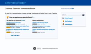 Extendedreach.uservoice.com thumbnail
