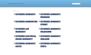 Extendedwarranty.com.au thumbnail