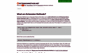 Extensionmethod.net thumbnail