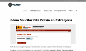 Extranjeriacitaprevia.com thumbnail