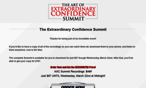 Extraordinaryconfidencesummit.com thumbnail