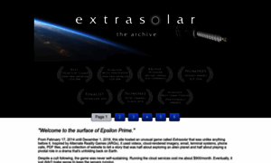 Extrasolar.com thumbnail