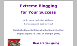 Extremebloggingsuccess.commandingwealth.com thumbnail
