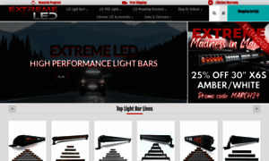 Extremeledlightbars.com thumbnail