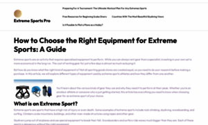 Extremesportspro.com thumbnail