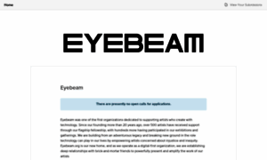 Eyebeam.submittable.com thumbnail