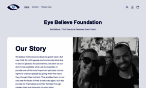 Eyebelieve.foundation thumbnail