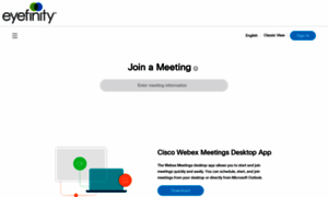 Eyefinity.webex.com thumbnail