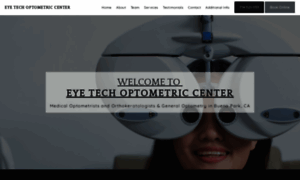 Eyetechvisioncare.com thumbnail