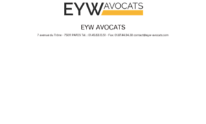 Eywavocats.com thumbnail