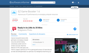 Ez-game-booster.software.informer.com thumbnail