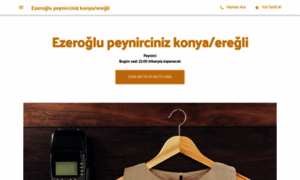 Ezeroglu-peynirciniz-konyaeregli.business.site thumbnail