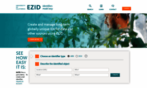 Ezid.cdlib.org thumbnail