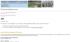 Ezproxy.surry.edu thumbnail