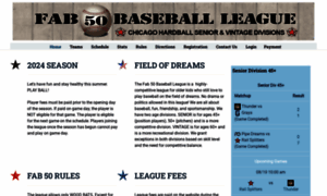 Fab50baseball.com thumbnail